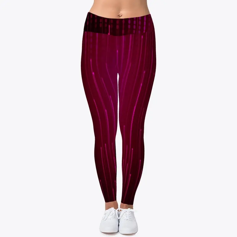 DOTS & SPIKES MAROON Legging